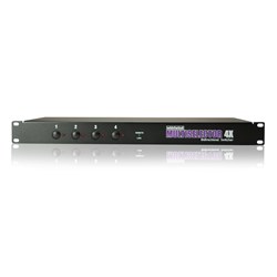 Whirlwind Instrument 4-Channel Rack Mount 4 To 1 or 1 To 4 Silent instrument Switch